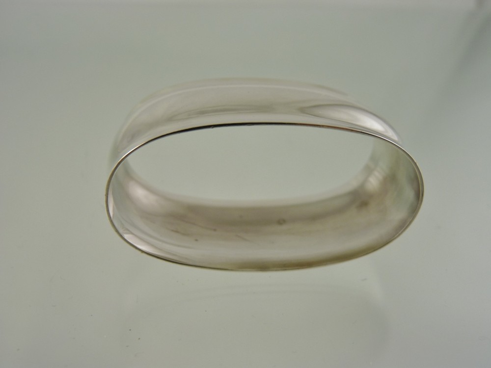 PLAIN OVAL NAPKIN RING SILVER .835 BY GERMAN MB "GERHARD'
