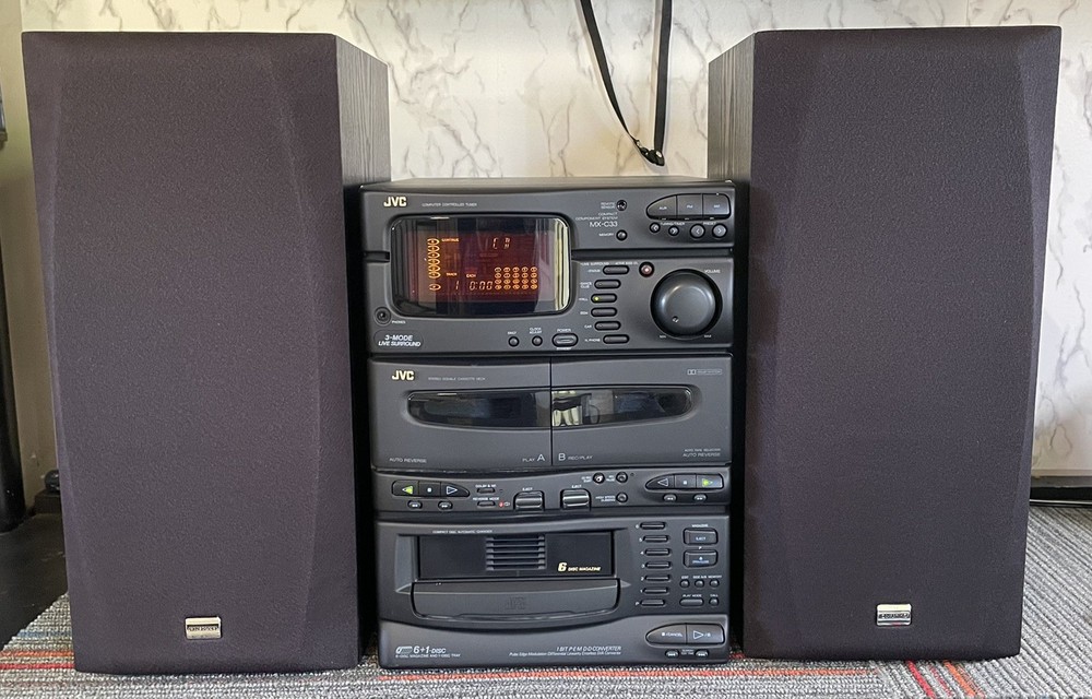 JVC CA-C33BK Stereo Receiver Working- READ