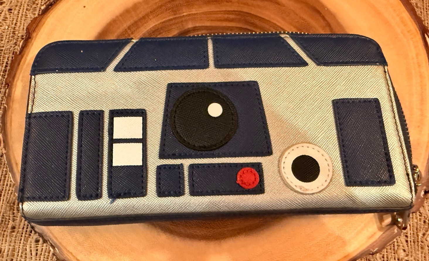 Loungefly Star Wars R2-D2 R2D2 Saffiano Faux Leather Wallet Used 1X