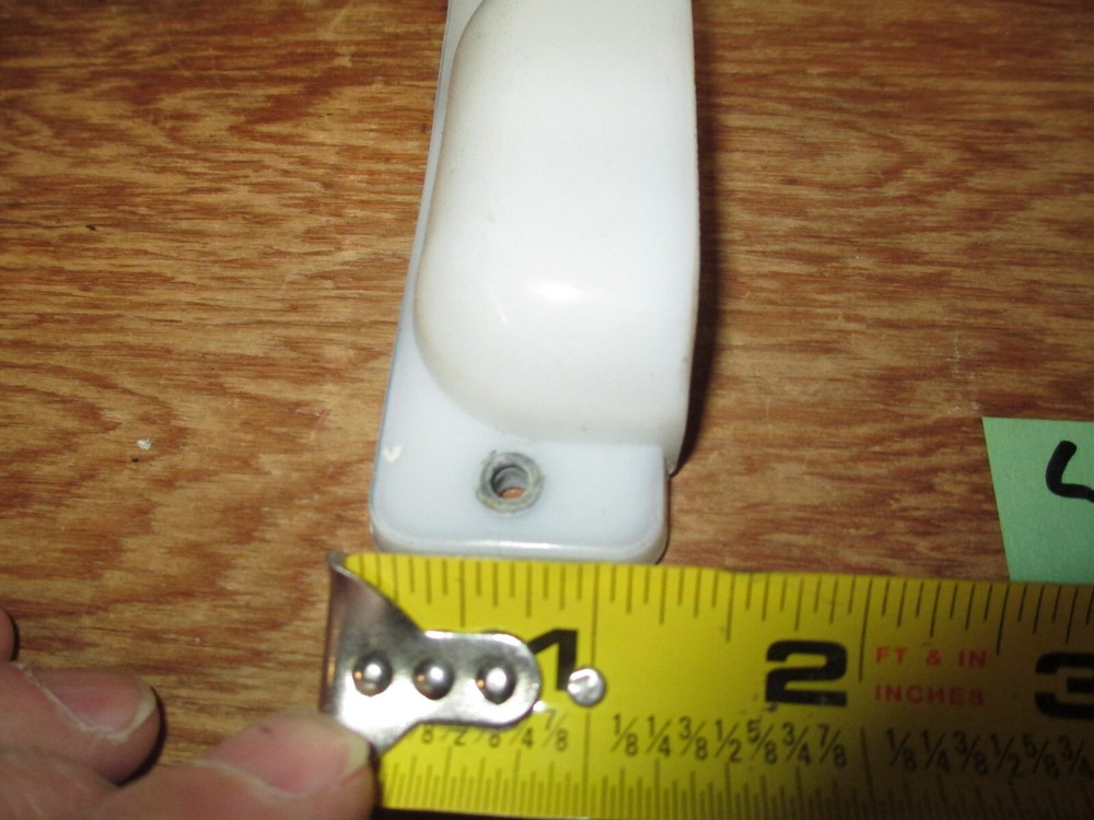Vintage Glass Cupboard Drawer Pull #3509