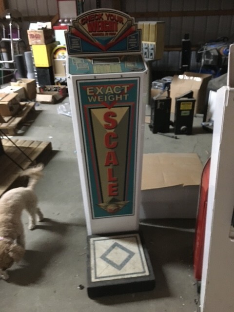 Impulse Industries Digital Coin Operated Weight Scale Vending Machine Arcade