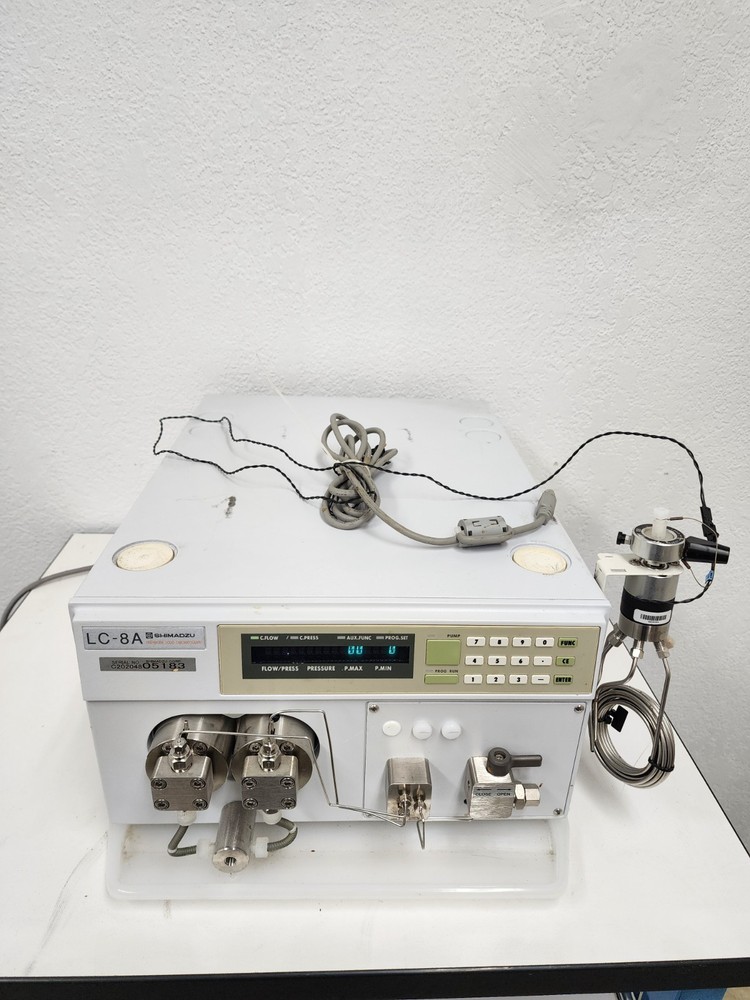 Shimadzu LC-8A Preparative Liquid Chromatography Pump Powers On
