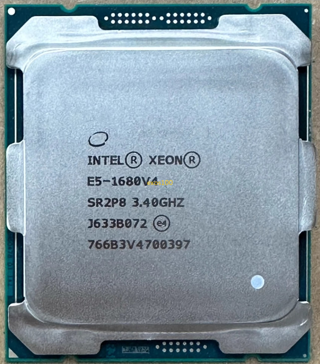 Intel Xeon E5-1680 V4 LGA 2011-3 CPU Processor 3.4GHz E5 1680V4 8 Core 20M SR2P8