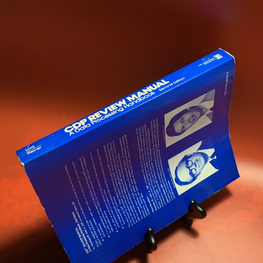 CDP REVIEW MANUAL A DATA PROCESSING HANDBOOK Second Edition W. Lord, Jr.