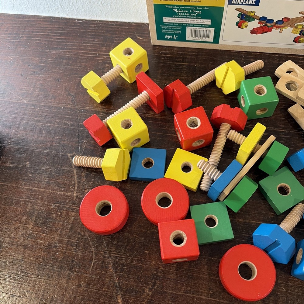 Melissa and Doug Wooden Construction Set