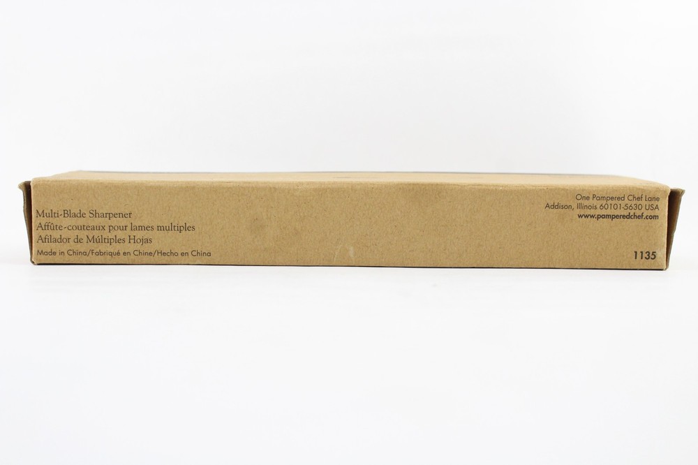 PAMPERED CHEF- MULTI-BLADE SHARPENER- IN ORIGINAL BOX- 1135