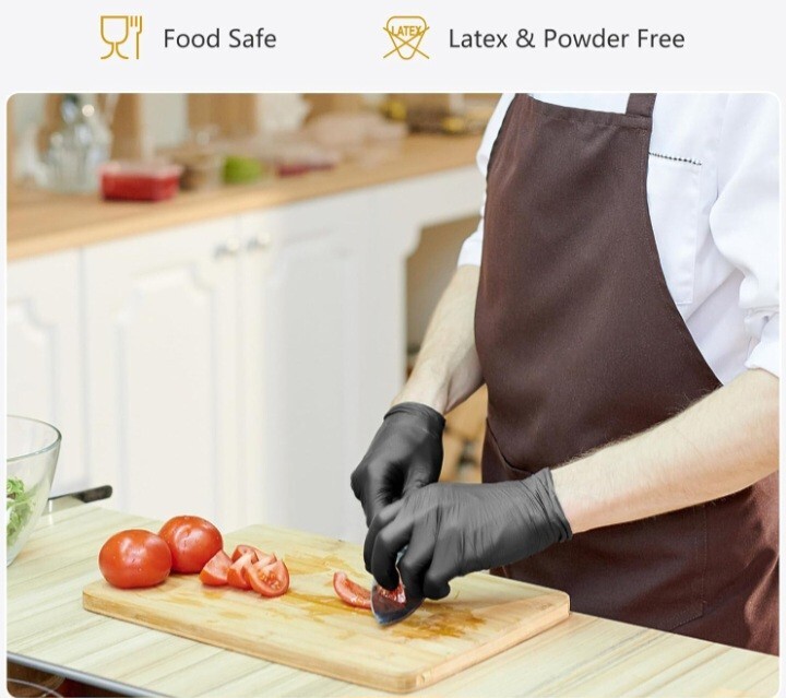guantes para preparar alimentos