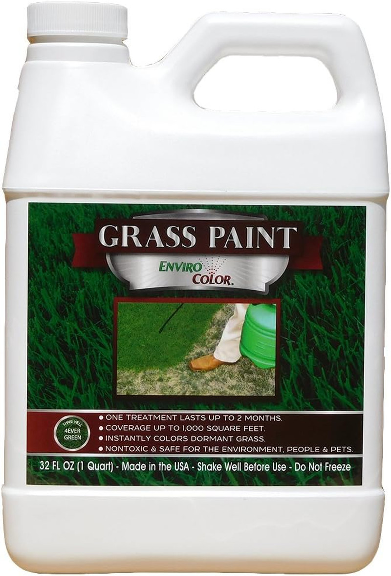 Nvirocolor 4Evergreen Grass Colorant/Turf Paint – 32 Oz Concentrate Covers 1,000