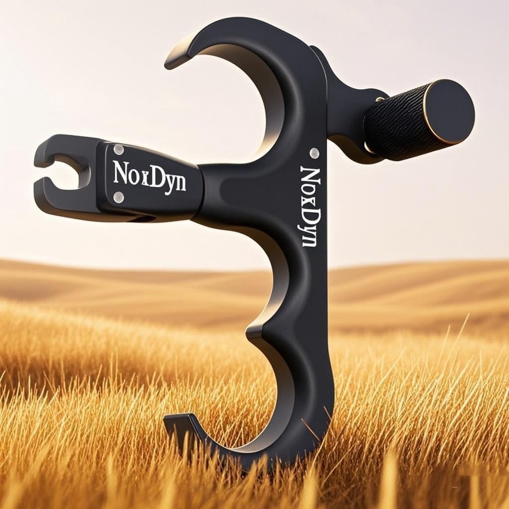 3 Finger Bow Release for Compound Bow, Archery Release 360° Thumb Release