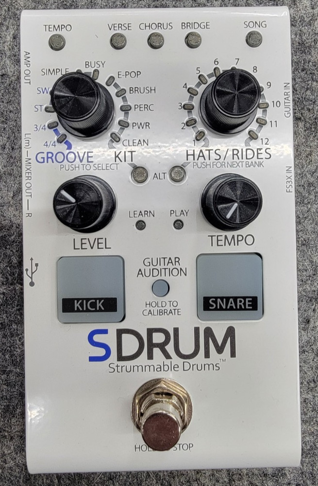 DigiTech SDRUM Drum Machine Effects Synthesizer Pedal