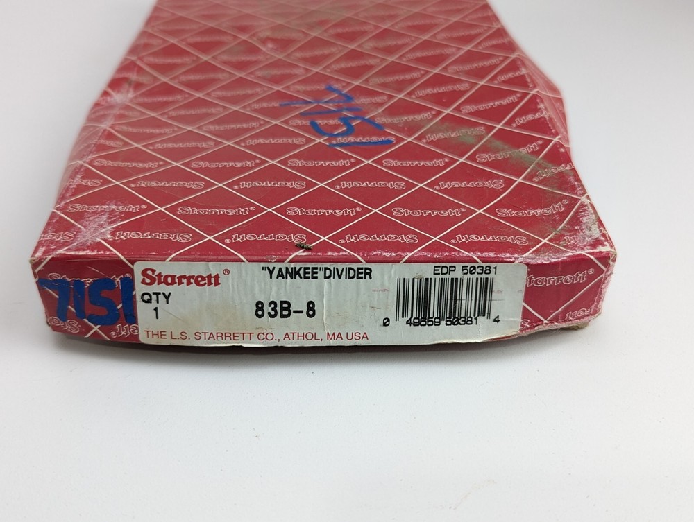 Starrett 83B-8 Toolmakers Spring-Type Divider, 8" Size Quick Nut Fay Leg