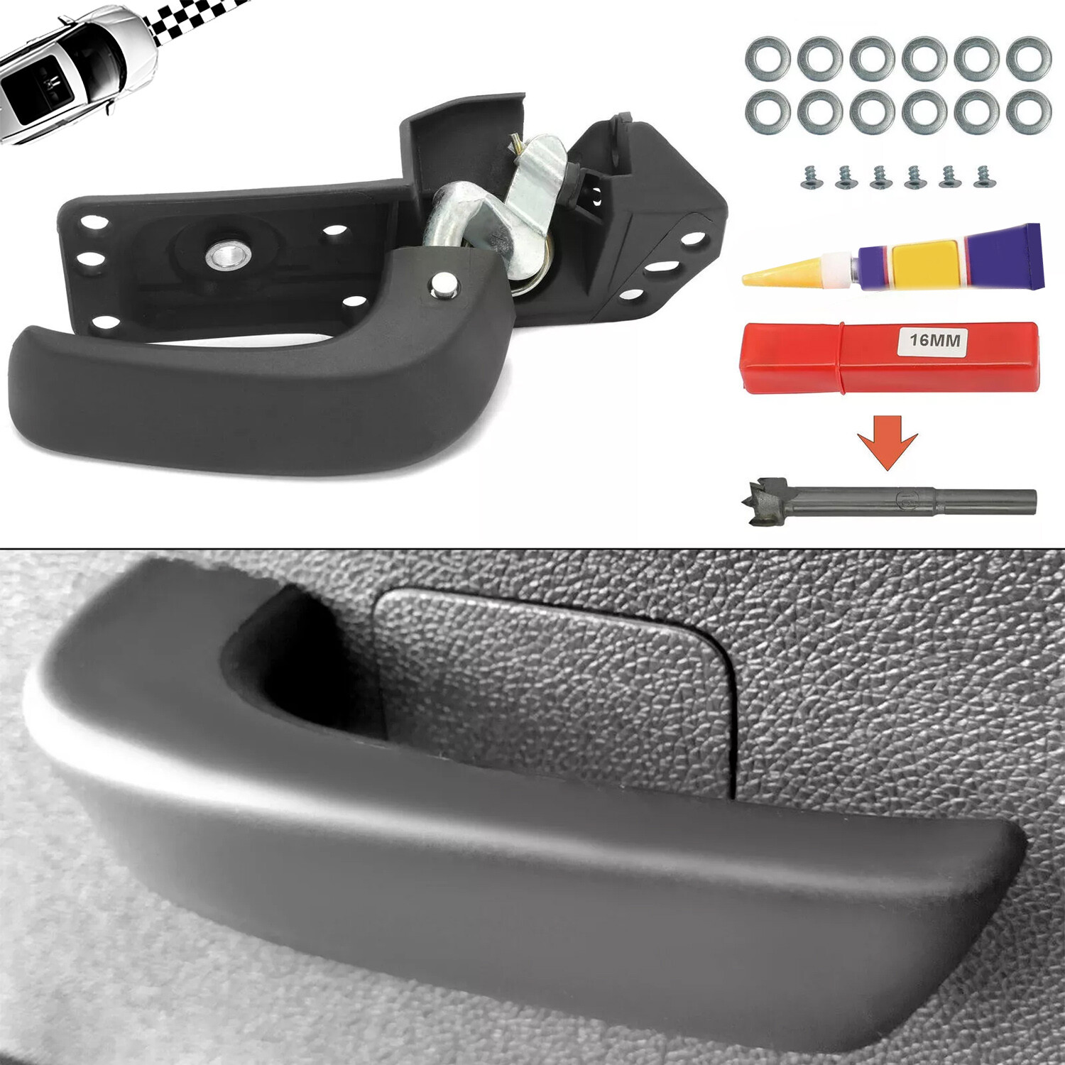 Interior Door Handle Inside Left Driver Side For Chevy Silverado Sierra 2007-13