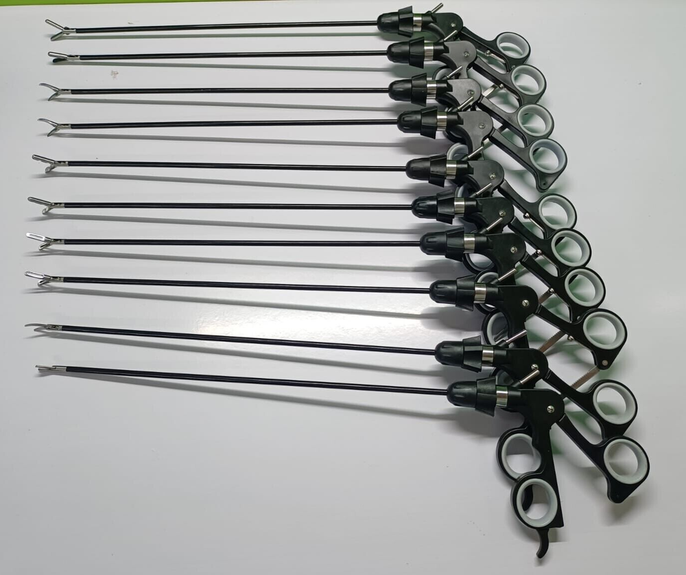 10pc Laparoscopic Storz-Type Grasping Forceps 5mmx330mm Reusable Instruments