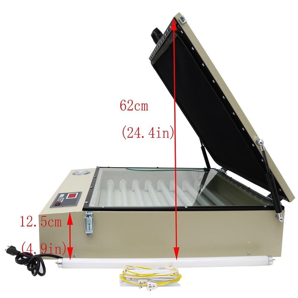 Screen Printing Vacuum Exposure Unit 110V Precise Vacuum UV Exposure Unit
