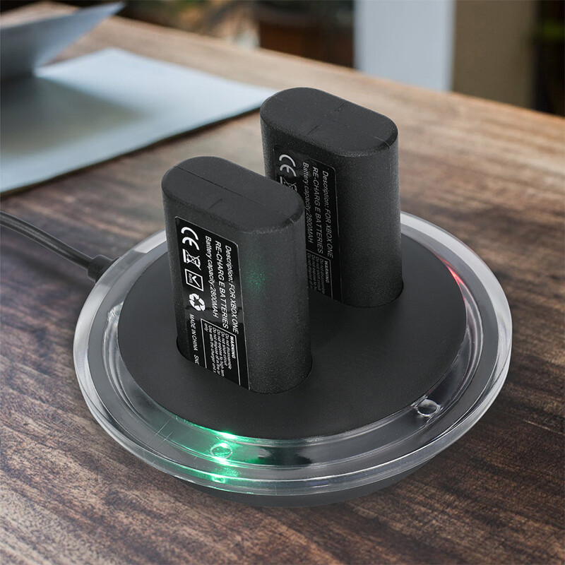 2 For XBOX ONE Controller Play Dual Charging Dock + 4x Rechargeable Battery Pack