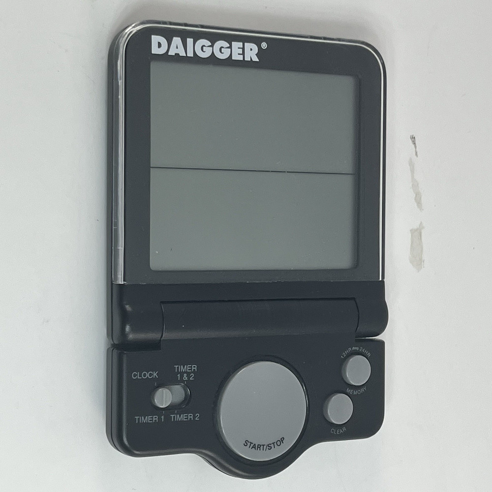 Daigger Digital Timer/Clock Unit – Tested & Working (LCD Countdown/Count-Up)