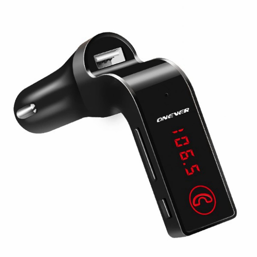 Bluetooth FM Transmitter for car,handsfree Bluetooth Receiver Car Kit with Mi...