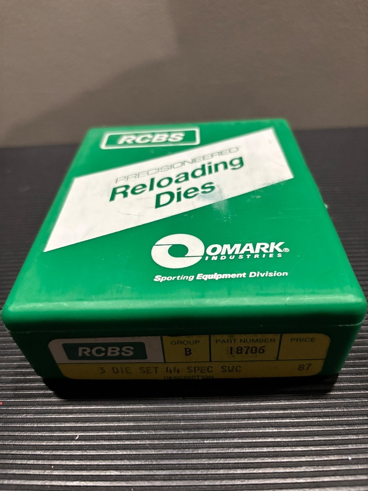 RCBS Reloading Die Set 44 SPEC SWC #18706 Three Piece Set