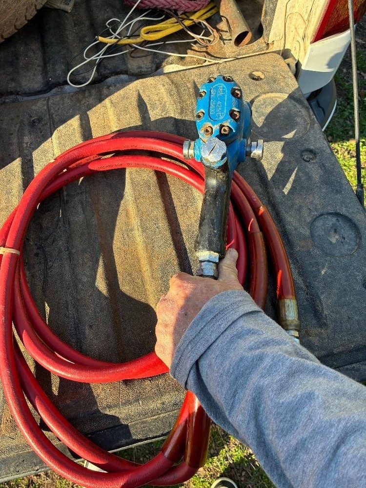 3/8 pneumatic hydraulic drill with hose