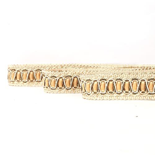 Braid Trim 6.5 Yard Polyester Woven Gimp Braid Trim 2 cm/0.79 inch Diameter D...