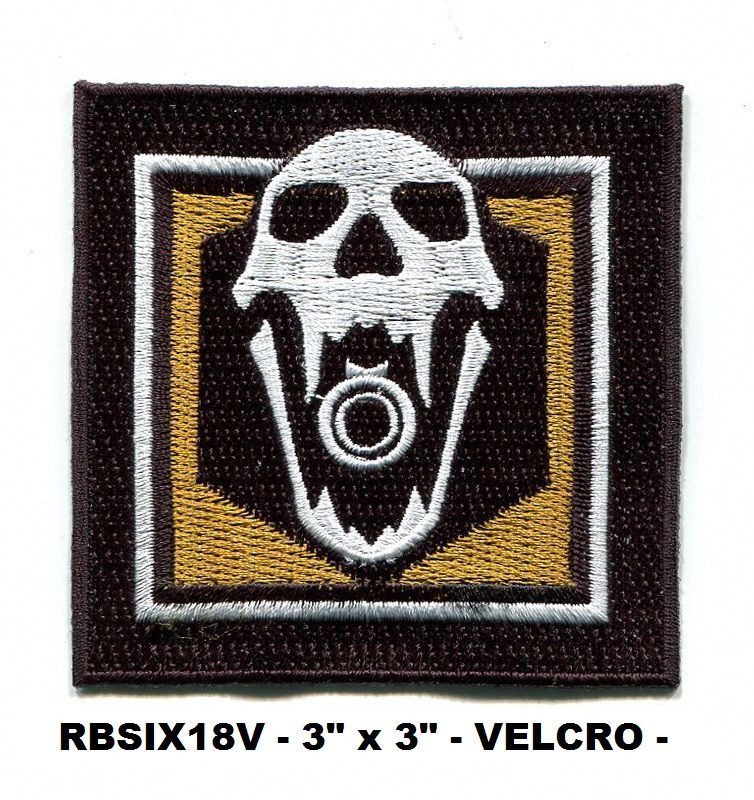 RAINBOW SIX HOOK VEL-KRO PATCH - BLACKBEARD- RBSIX18V