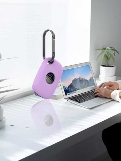 4 Pack Case for Tile by Life360 Pro (2024) Bluetooth Tracker,Soft Purple