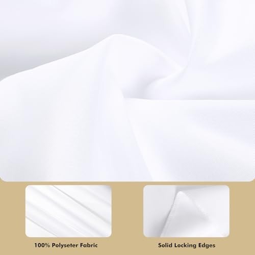 Rectangle Tablecloths 70x120 Inch, 2 Pack Polyester Covers for Parties & Wedding