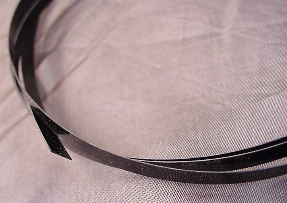 OVER 5 FEET BLACK ABS GUITAR BINDING - thin