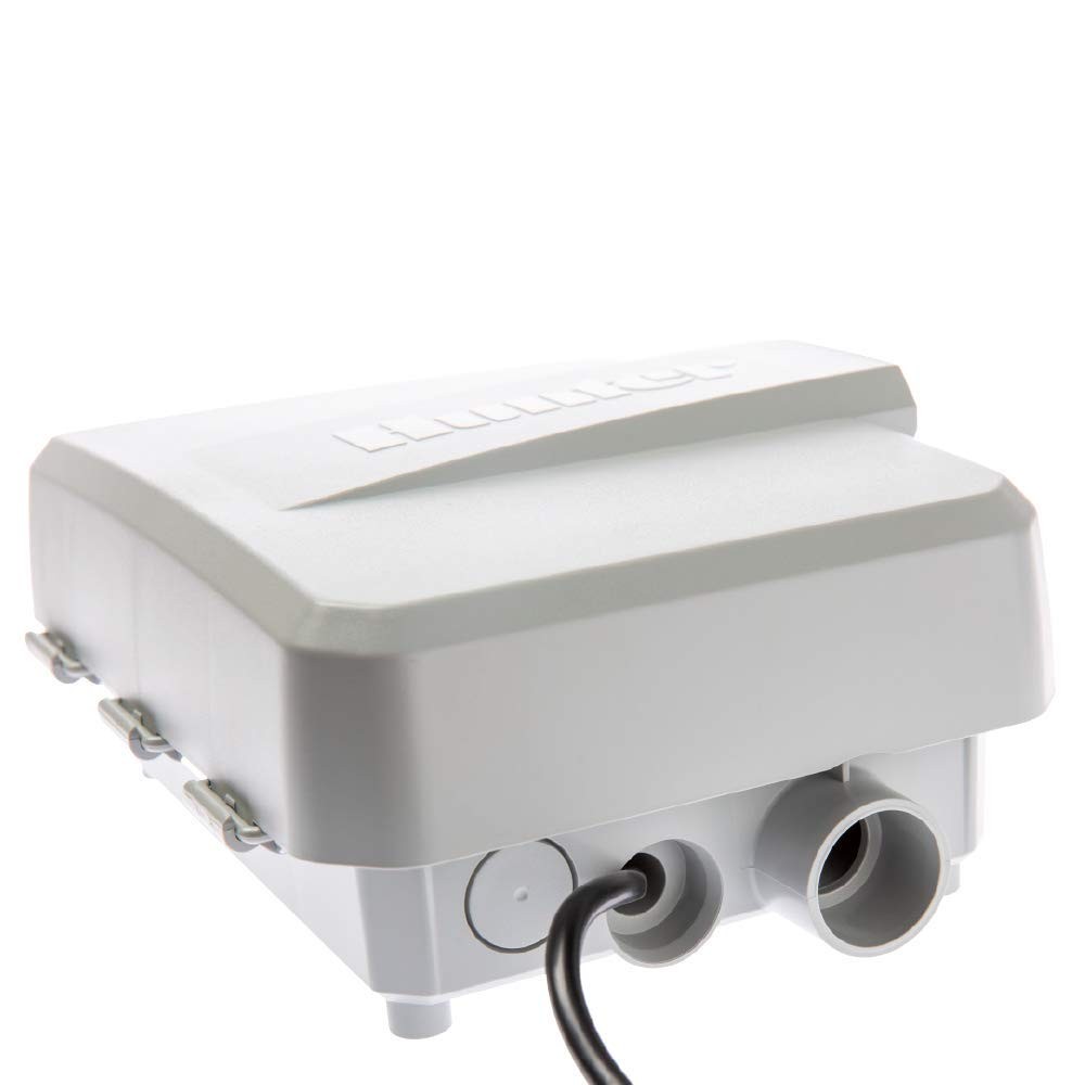 Hunter X2 4 Zone Sprinkler Controller, Outdoor Irrigation Timer for Lawn Gray