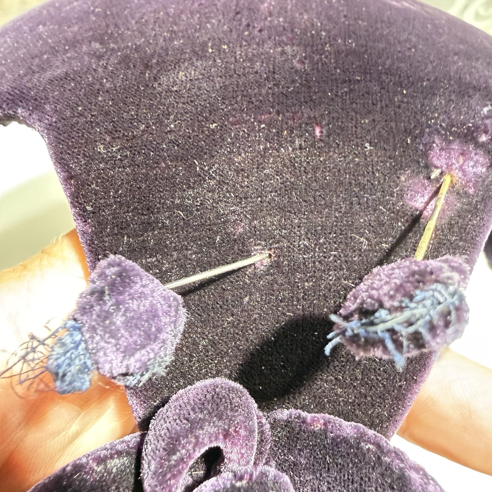 BES-BEN 1940s LOT Hat Original Box White Beaded Bows Job Lot for repair Vintage