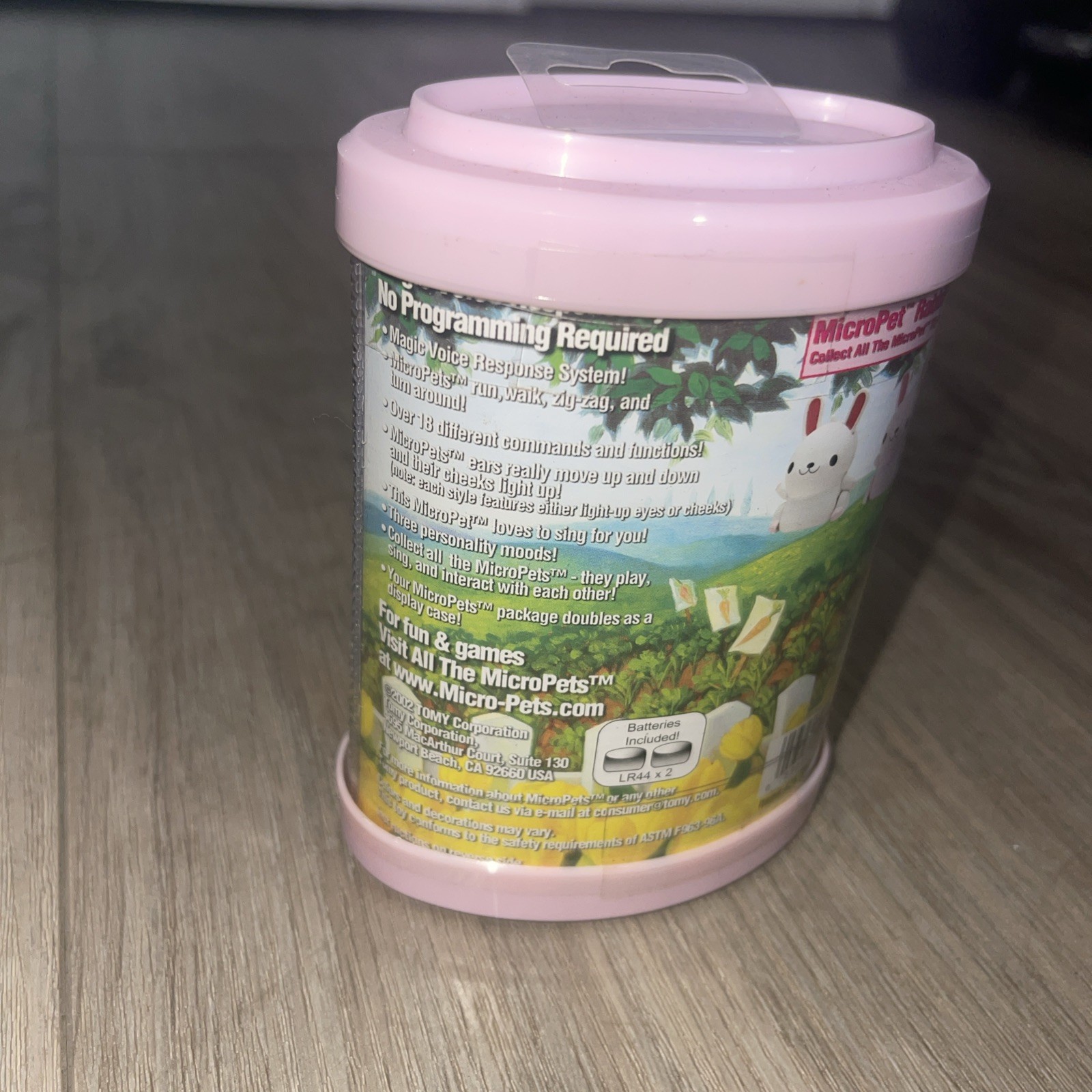 2002 Tomy MicroPets Limited Edition Collectibles 4297 White Rabbit UNOPENED