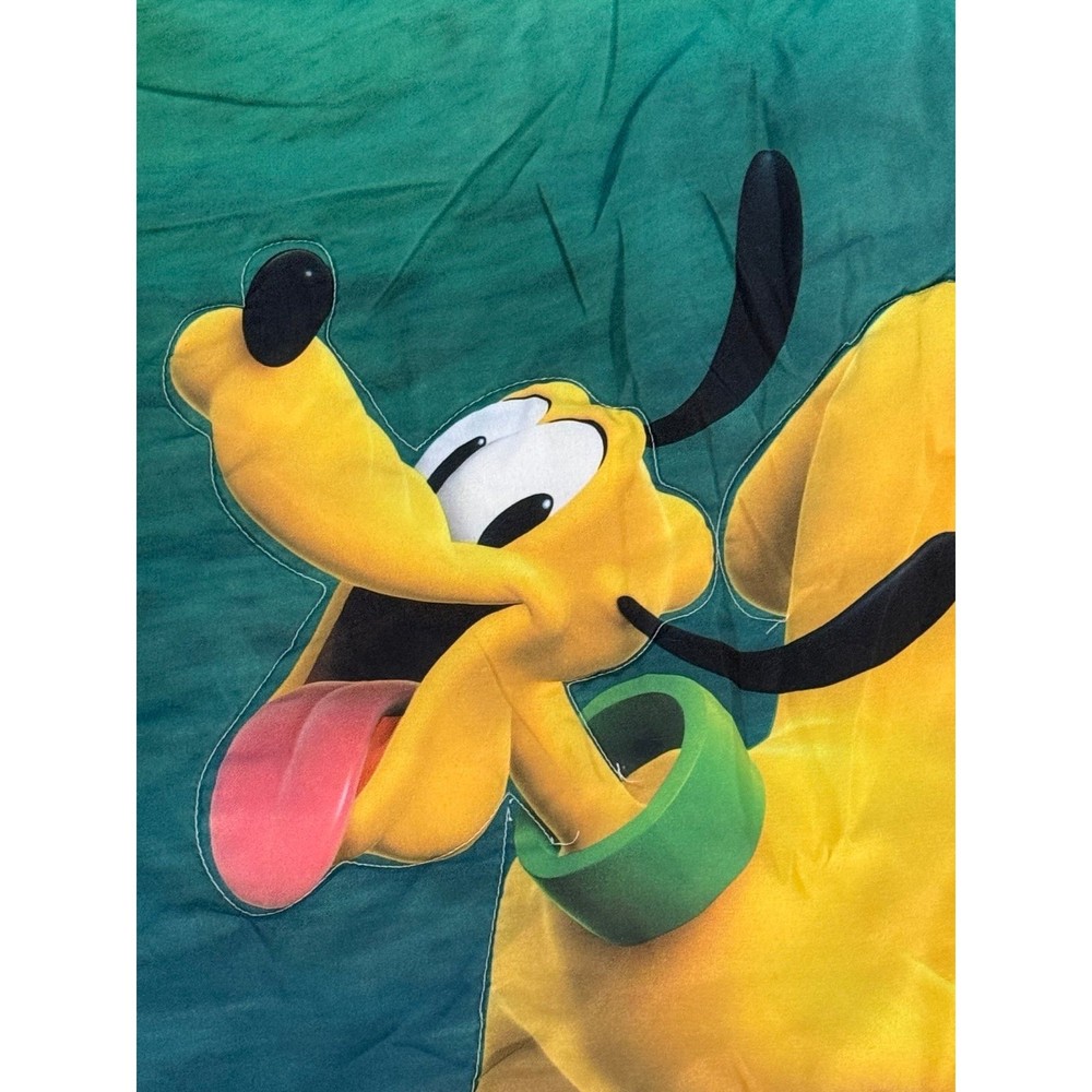 Mickey Mouse & Pluto Boys Toddler Bed Comforter Double Sided 2016