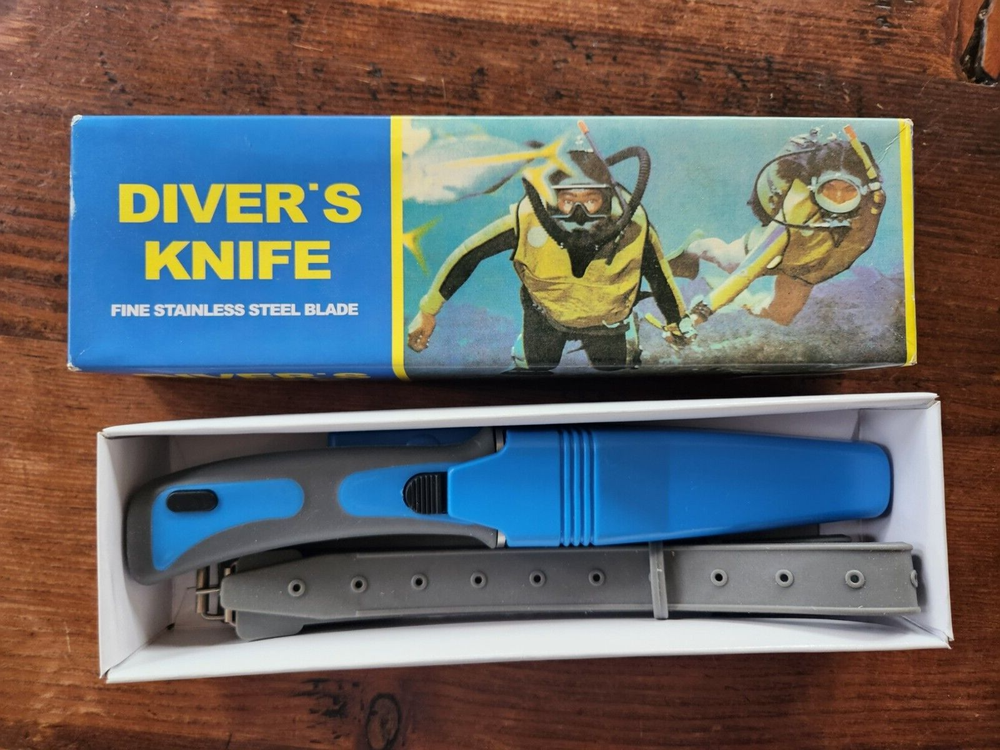 New SCUBA Diver's Knife with Leg Strap