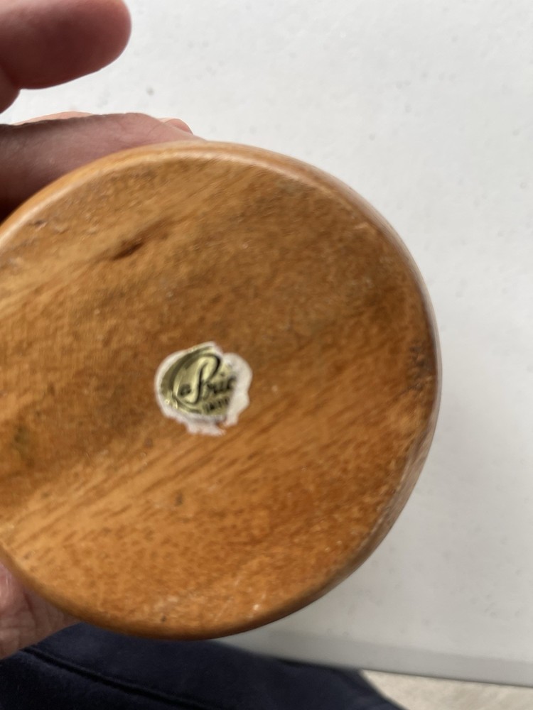 Vintage Wooden Salt Cellar
