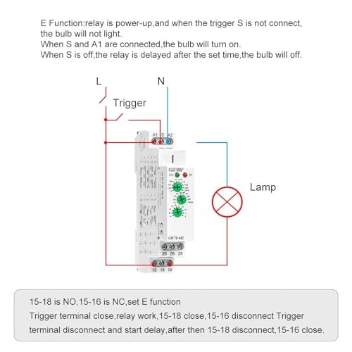 10A MultifunctionTimer Relay 10 Funcitons Time Delay AC/DC24V-240V Grt6-m2