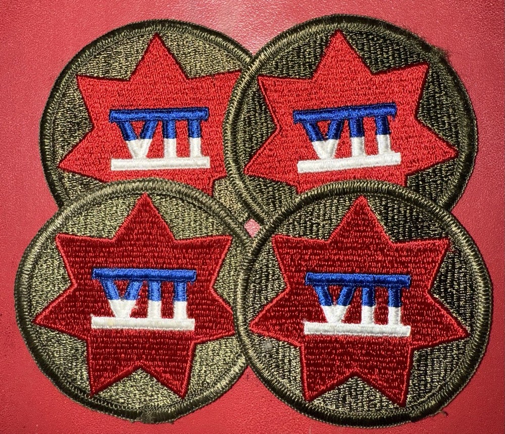 Vietnam War - 1980s 7th Corps SSI Patch (C)