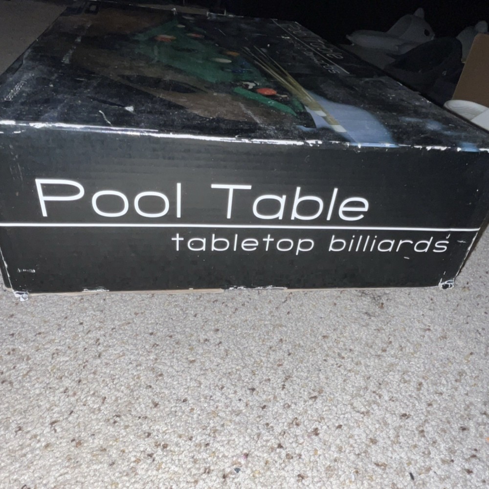 Westminster Pool Table Tabletop Billiards Model MSI 1000 Tabletop Game