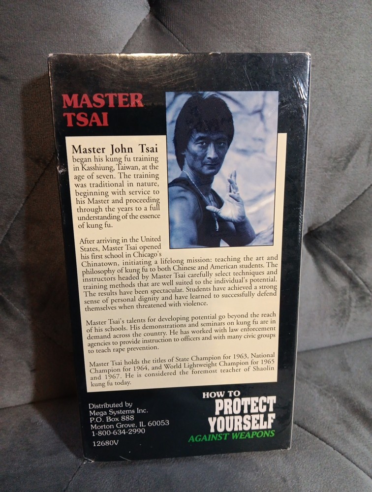 How To Protect Yourself & Against Weapons Master Tsai (VHS)