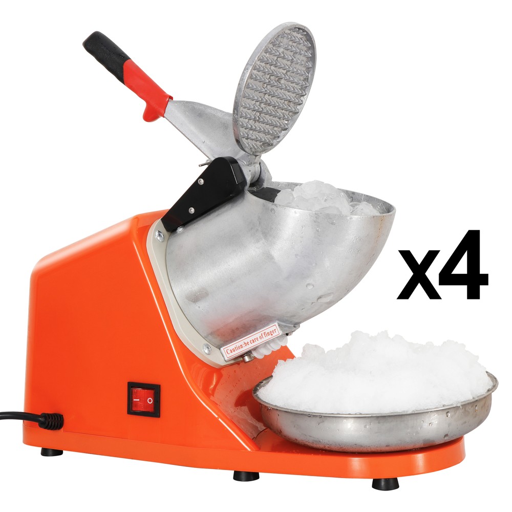 4X Tabletop Electric Ice Crusher Machine Shaver Shaved Icee Snow Cone Maker 143l