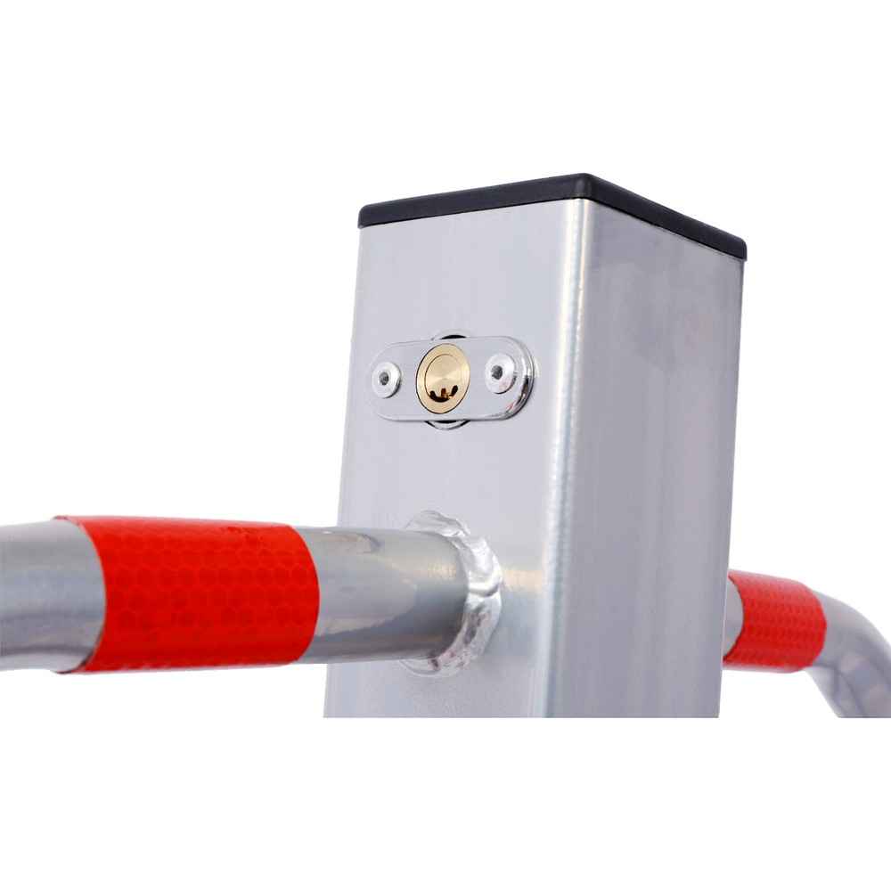 Parking bollard,pole barrier with lock ,car parking protection posts