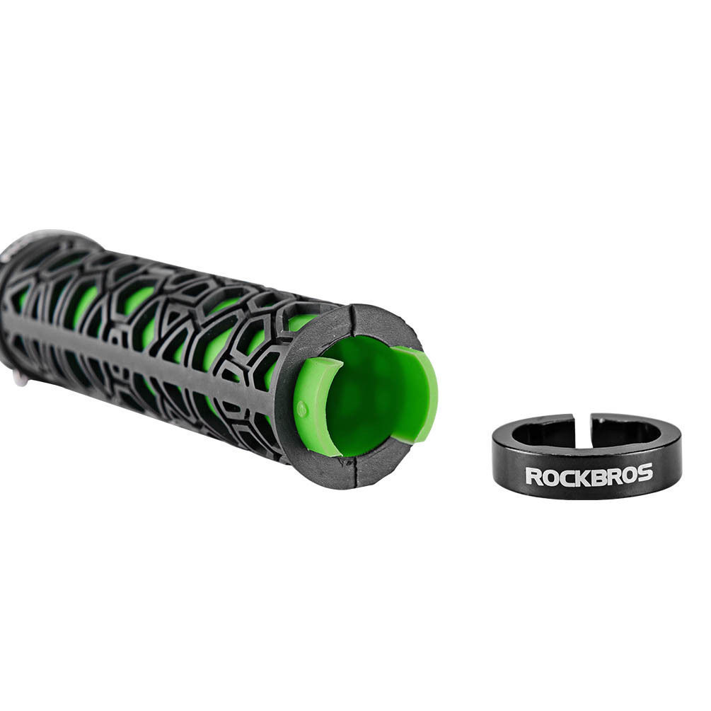ROCKBROS Cycling Handlebar Grips Double Lock Anti Skid Ultraigt Rubber Bike Grip