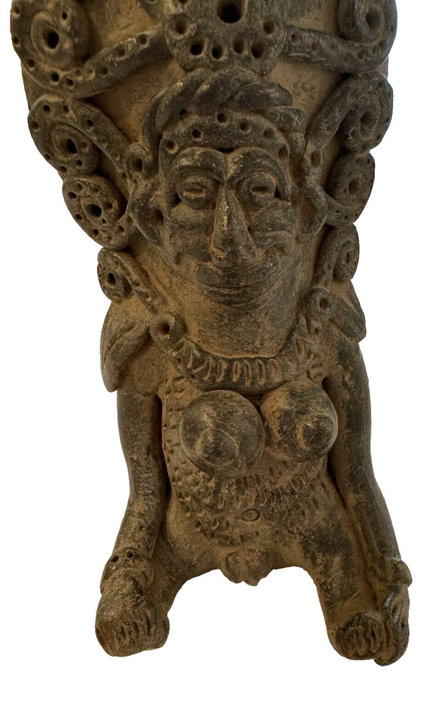 Carved Fertility Goddess Explicit Statue