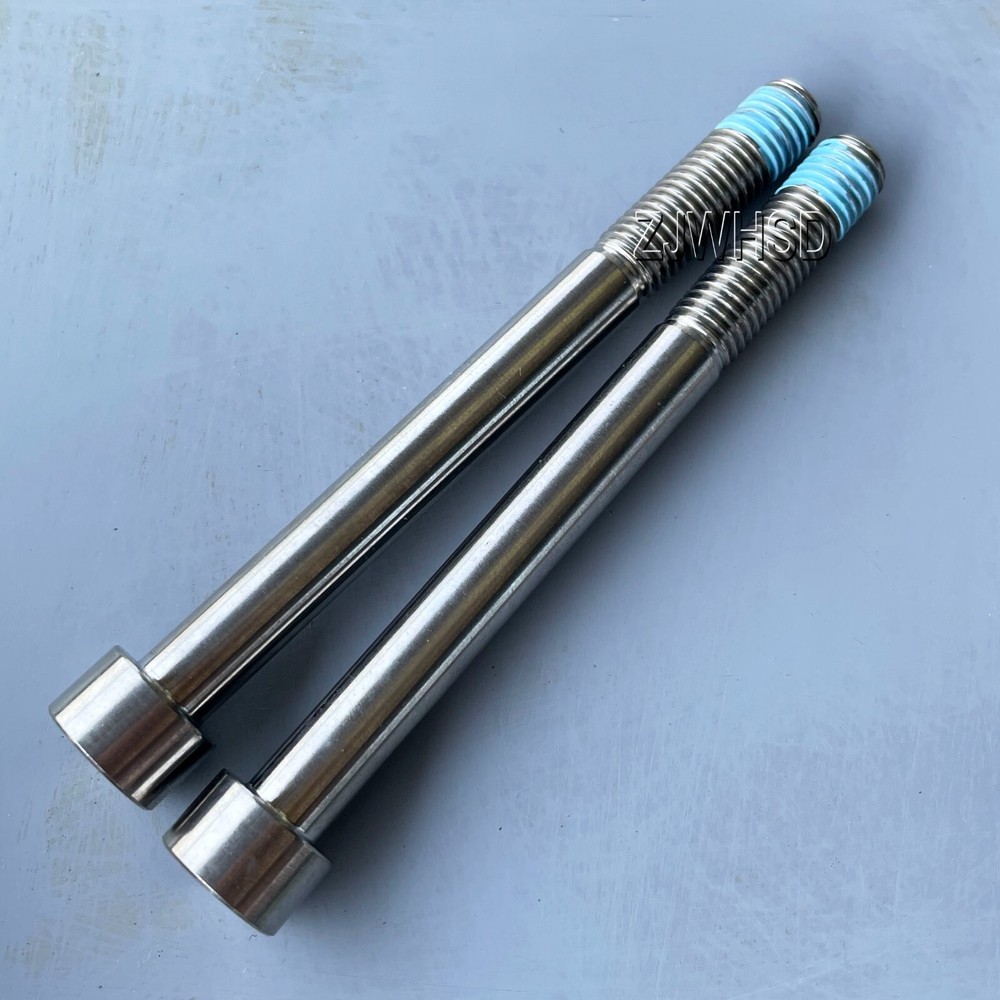 2pcs M9 x 1.25 x 95 Titanium Ti Screw Bolt Allen Hex Socket Cap Head +ThreadLock