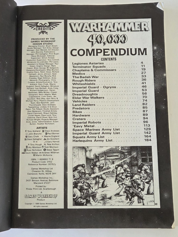 GW Warhammer 40K - Compendium - Rogue Trader