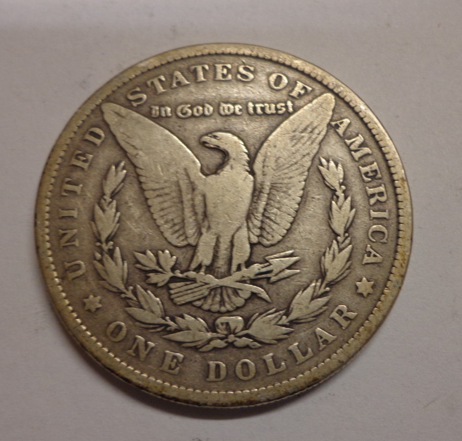 1884 $1 Morgan Silver Dollar