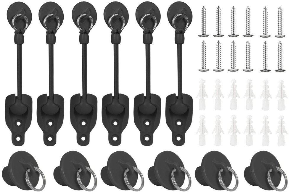 Coolaroo Replacement Part Roller Shade Hardware Bungee Kit and End Cap Tie Do...