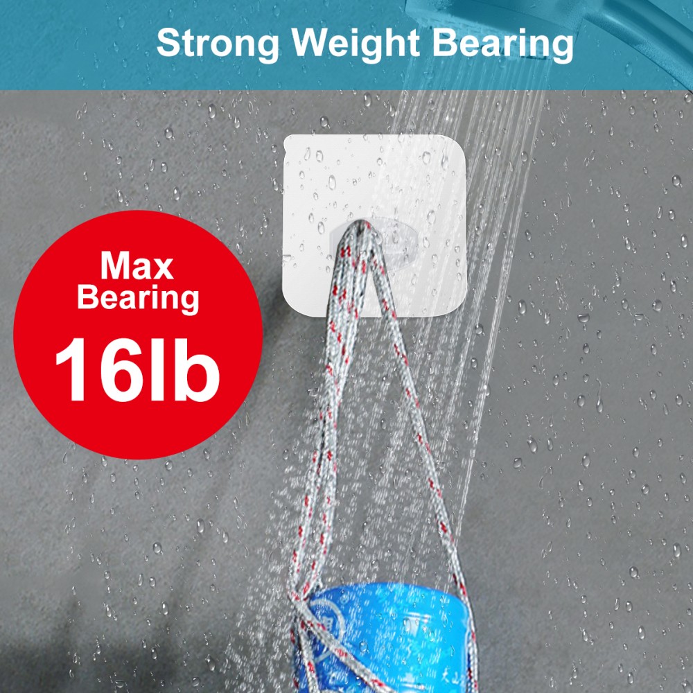 6 Pcs Toothbrush Rack Multi-functional Punching Free Razor Hooks