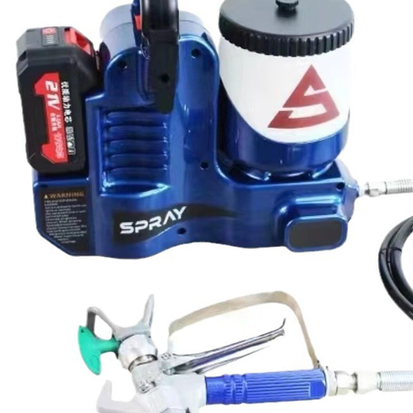 For Makita Airless Paint Sprayer for Wall Paints Varnishes 18-21V With Battery