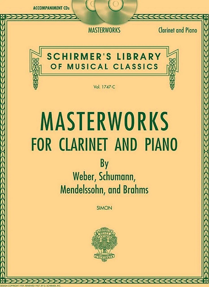 Masterworks for Clarinet and Piano