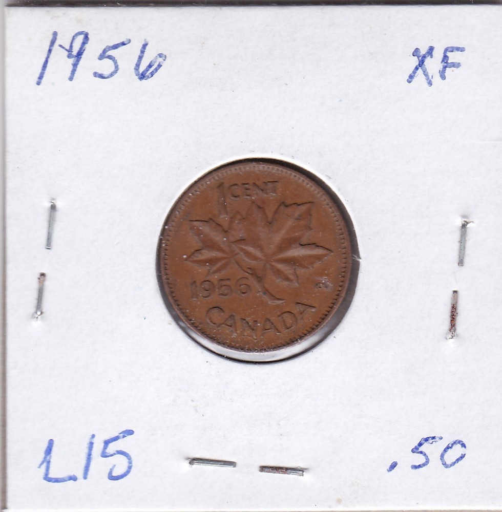 1956 Canada One Cent L15